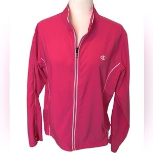 CHAMPION Hot Pink Warmup Jacket Size Large